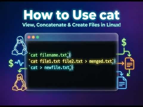 How to Use cat – View, Concatenate & Create Files in Linux!