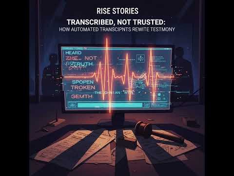 Transcribed, Not Trusted: How Automated Transcripts Rewrite Testimony