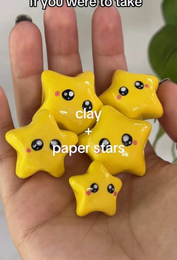 Air Dry Ceramic Paper Star Shaker Craft Guide
