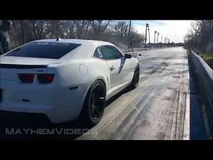 KING SS 800hp Procharged 5th Gen Camaro track testing