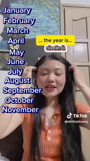 12 tháng trong tiếng Anh — học phát âm dễ nhớ