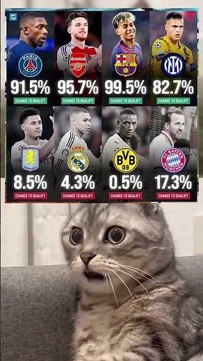 Who Will Win the Champions League 2025? | Every Team's Winning Chances Revealed! 🔥