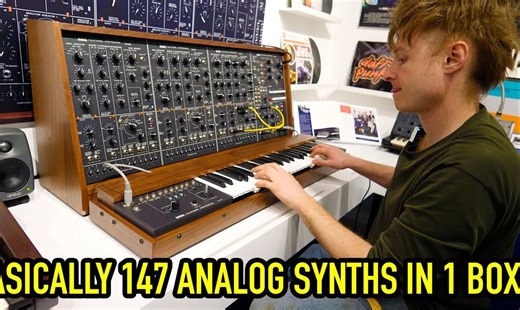 147复音？模拟合成器巨兽 - 试玩最贵KORG合成器 KORG PS-3300