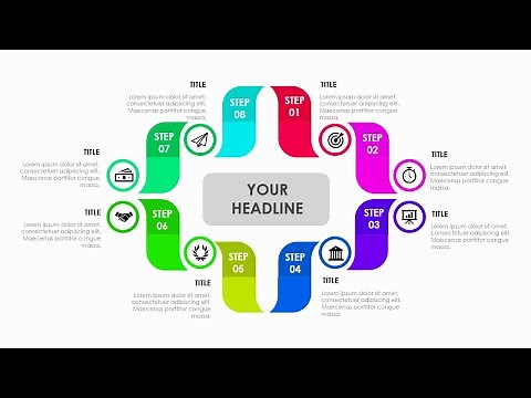 8 Points Infographic Slide in PowerPoint