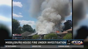 Update: No injuries after home is completely destroyed by fire in Middleburg