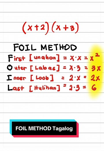 FOIL Method: How to Multiply Binomial × Binomial (Step-by-Step)