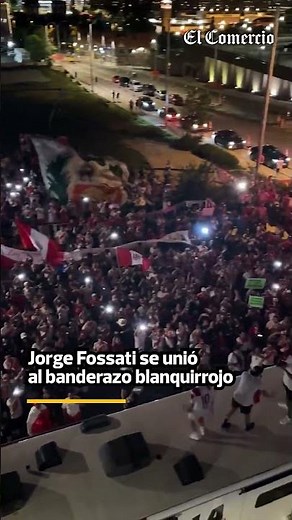 PERÚ vs CANADÁ: Jorge Fossati se unió al banderazo | El Comercio