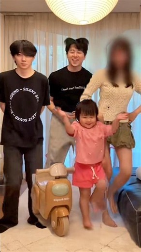 家族4人で初めてダンスしたら面白すぎたw #shorts