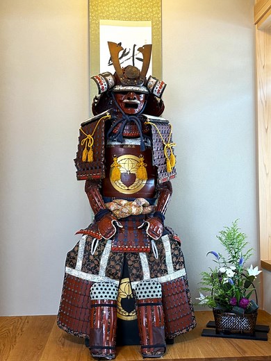 Authentic samurai armor, syougun, full sizearmor, red armor - Etsy 日本