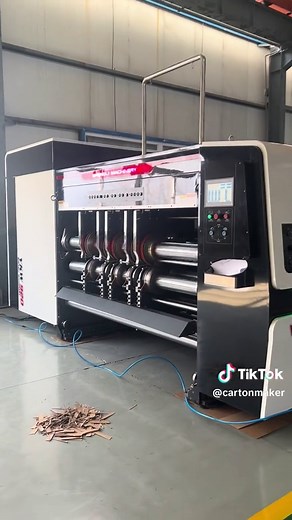 Flexo Printer Slotter for E flute Corrugated Paperboard Speed 30000 #flexoprinterslotter