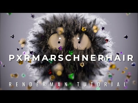 Renderman - PxrMarschnerHair Tutorial