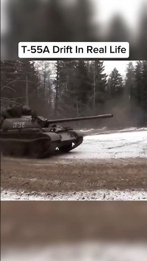T-55A Drift In Real Life vs In War Thunder
