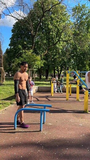 Low parallel bar set | Getting Fit With Calisthenics