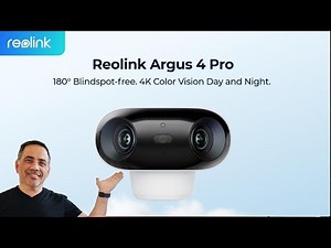 Discover Argus 4 Pro: 180 Ultra-Wide 4K Home Security Camera
