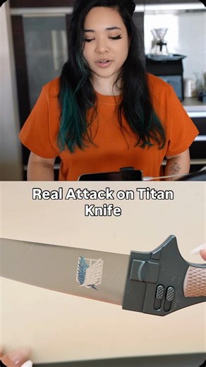 Aki on Instagram: "I used a real Attack on Titan Blade #apt #attackontitan #japan"