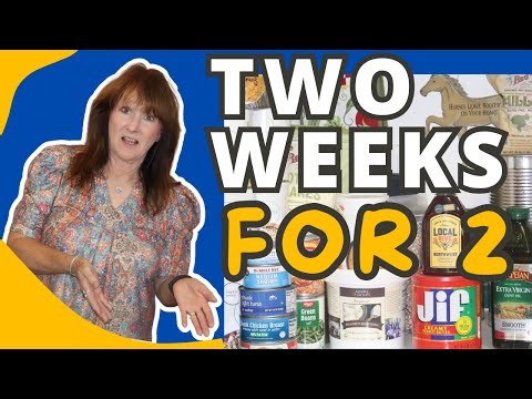 How to Build 2 Weeks of Long-Term Food Storage Fast (for 2 People)