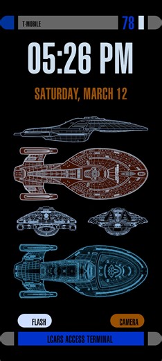 Star Trek Voyager Fan Group | I made a Voyager wallpaper to go with the new LCARS lock screen app | Facebook