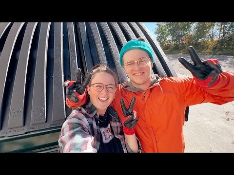 Dumpster Diving in MAINE – fun dive in a new city :)