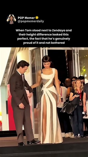Tom Holland proudly embraces his height difference with Zendaya #tomholland