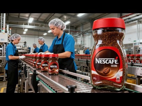 Inside the Mega Nescafé Factory: Processing 500 Tons of Coffee Beans Daily