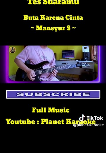 Buta Karena Cinta #karaoke #music #dangdut #duet