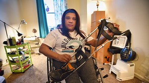Paterson woman with polio is working to walk again, one manicure at a time