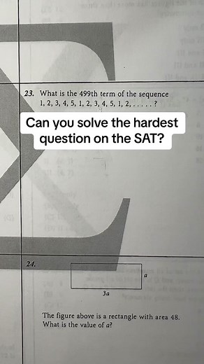 Is it hard? #canyou #solve #hardest #question #sat #math #satmath #mathtricks #fyp #school #genius #viral #highschool