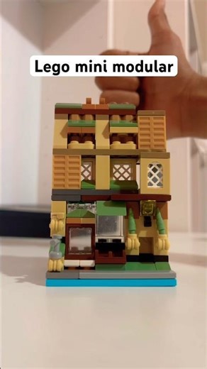 Lego mini modular made from Harry Potter set #viral #toys #lego #modularbuildings #shorts