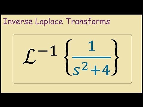Inverse Laplace Transform of 1/(s^2 + 4) using tables