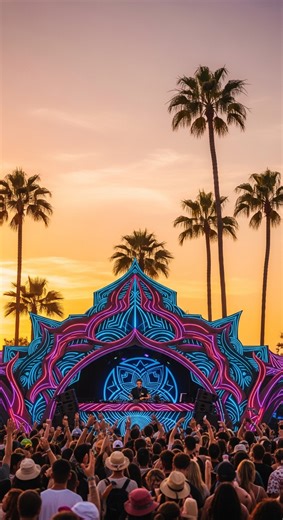 Celestial Gateway 🌅✨ Where the sunset meets the infinite beat. 🌴 Join our cosmic journey and let the rhythm guide your soul. 🕉️🌀 #psytrance #psytrancefamily #psychedelicart #sunsetrave #trancefamily | Roni Peterson