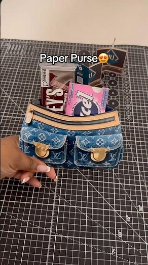 DIY Paper Purse tutorial ✨ #diycraftideas #papercraft