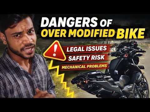 Dangers of Over Modified Bike ⚠️ | Don’t Make This Mistake!