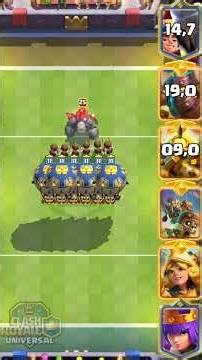 Lvl 25 Golem Vs 6 Troops 🗿#clashroyale