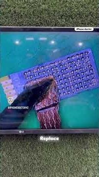 iPhone 16 Pro (blank)display problem with copy display replacement without any unknown part message