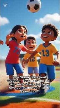 Timmy Scores the Winning Goal! ⚽ | Kids Football Story#shorts