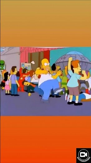 Homer Saves Mark Hamill from the Nerds!