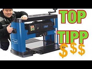 GEHEIMTIPP Scheppach PLM1800 ! Dickenhobel supergünstig ! TEST und URTEIL ‼️Einstellen ‼️