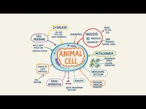 Animal Cell Mind Map | Easy Biology Notes for Students