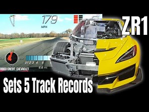 2025 Chevrolet Corvette ZR1 Sets Five Track Records