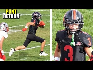 58 YARD PUNT RETURN AT RIVALRY FOOTBALL GAME! 🏈