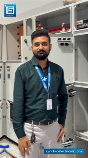 SYNCHRO ELECTRICALS PVT LTD on Instagram: "Where motors are controlled, protected, and coordinated from one central point. The MCC panel is the backbone of industrial motor operations, managing power distribution, control, and protection for multiple motors across the plant. From starters and control devices to busbar systems, every element is designed to keep operations running safely and efficiently. When motors run smoothly, production follows. Built for control, reliability, and long-term pe