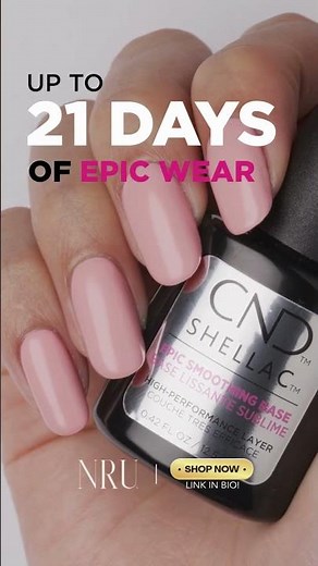 ✨ NEW CND SHELLAC Epic Smoothing Base | 2-in-1 Innovation for Pros