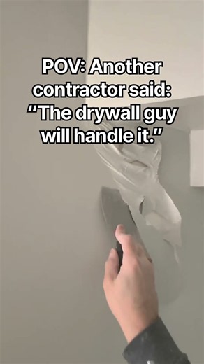 Happens, everytime 😅 #diy #homeimprovement #remodelingexperts #drywall
