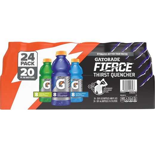 Gatorade Fierce Thirst Quencher Variety Pack, 20 fl. oz., 24 pk. - Samsclub.com