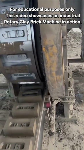 Efficient Automatic Rotary Brick Making Machine | Mass Clay Brick Production