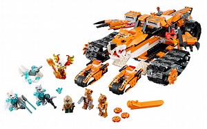 乐高 LEGO 70224 Chima 气功传奇 神虎部落的超级战车基地 2015速拼评测