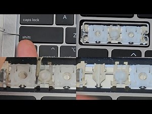 A2251 2020 13" Inch Intel MacBook Pro Sticky Stuck Shift Key Removal Clean Up Repair