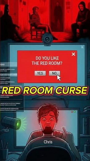 Red Room Curse: NEVER Click YES on This Pop-Up | Urban Legend #terrifyingtales #funmystery #horror
