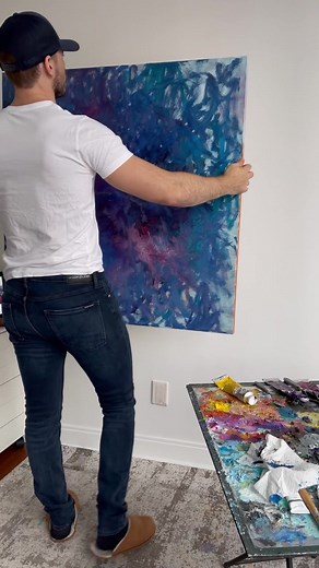 I’ve been stuck lately but now battled through just to touch paint again #life #passion #good #goodthing #artistsoftiktok #process #god #love #goals