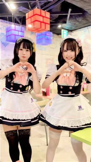 メイドも綺麗ねと言われたい❣️🌕 #月が綺麗ねと言われたい #メイドカフェ #めいどりーみん #新宿 #渋谷 めいどりーみん新宿東口店「ひかり」「のの」